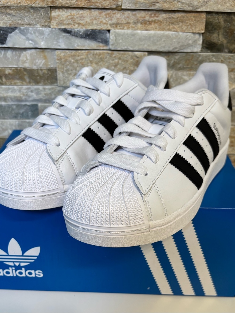Adidas Superstar II IH8659 White Black Shell Toe Men’s 8 Women’s 9 NIB